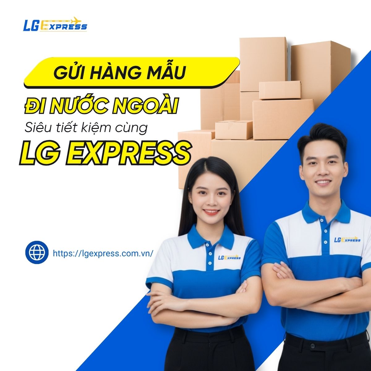 Gửi hàng mẫu đi nước ngoài giá rẻ